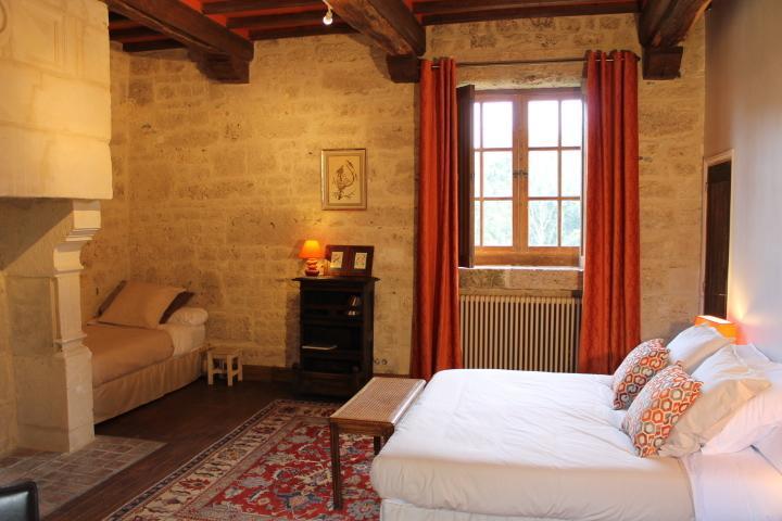 Manoir De La Guerie Bed and Breakfast Ablon Værelse billede